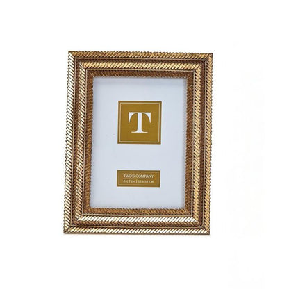 Gold Fern Photo Frame