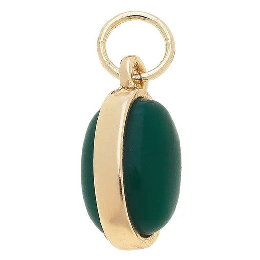 Dyed Jade Gemstone Charm