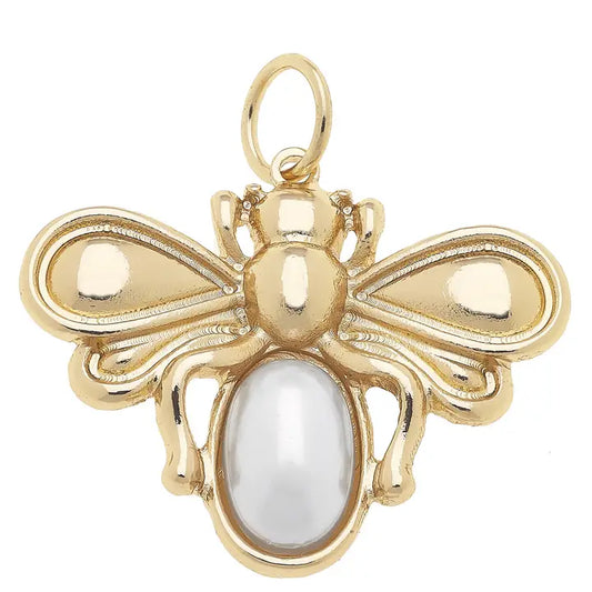 Pearl Bumble Bee Charm