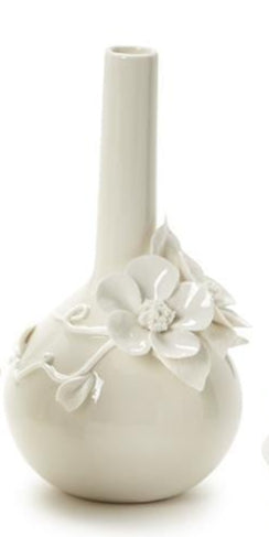 Mini Vases with 3-D Sculpted Flowers
