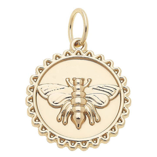 Bumble Bee Medallion Charm