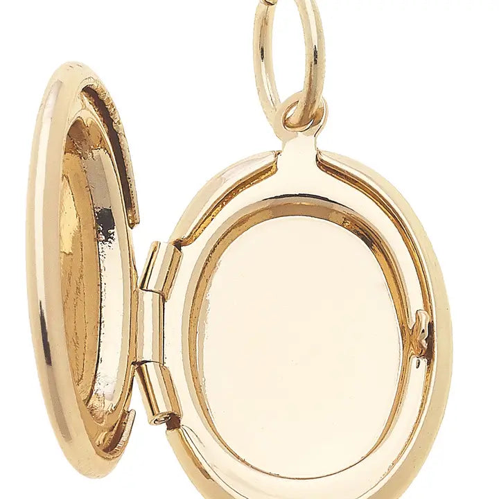 Oval Shaped Locket Charm