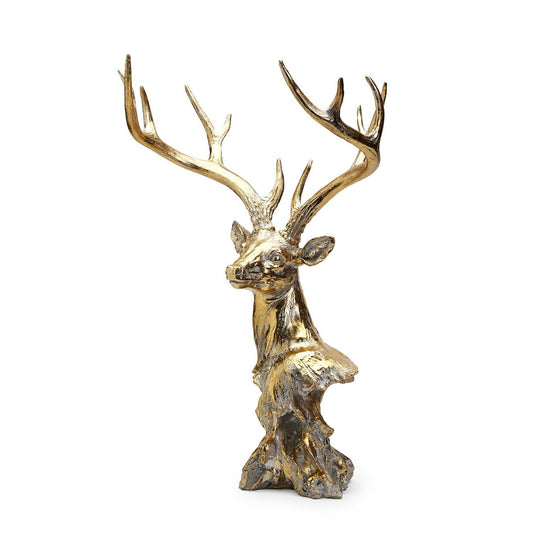 Rustic Gold Deer Decor