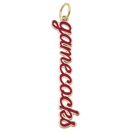 South Carolina Gamecocks Enamel Script Charm