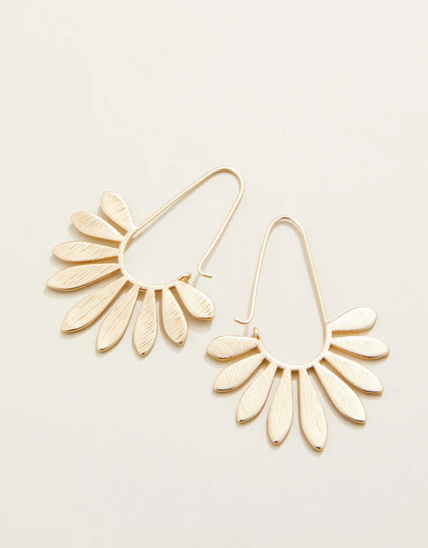Palmetto Hoop Earrings