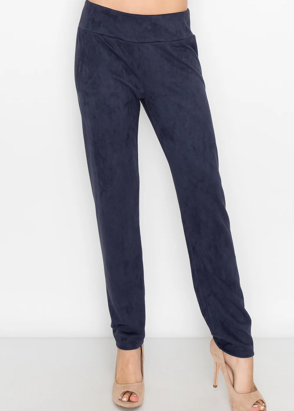 Annelise Stretch Suede Pant