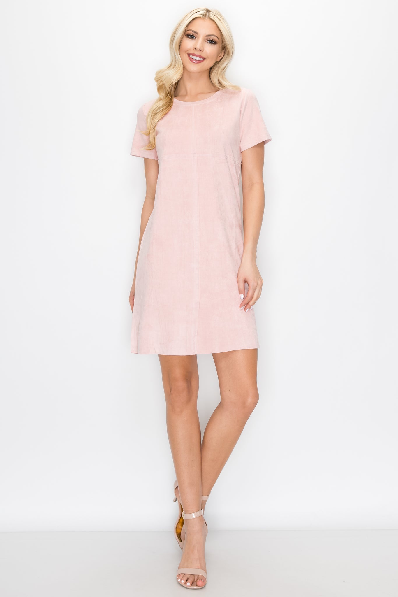 Aubrey Round Neck Dress | Short Sleeve