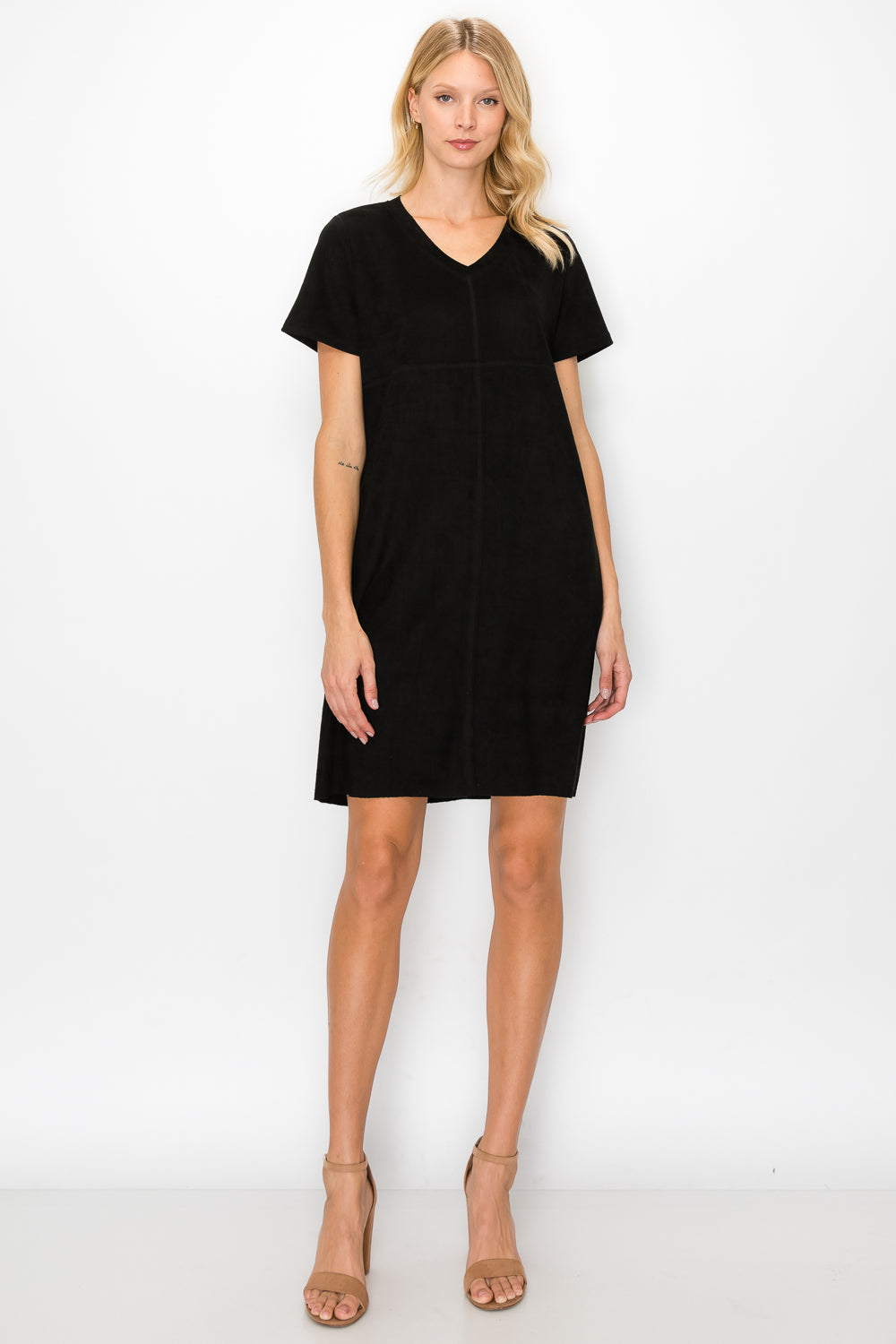 Audrey V-Neck Dress | Short Sleeve