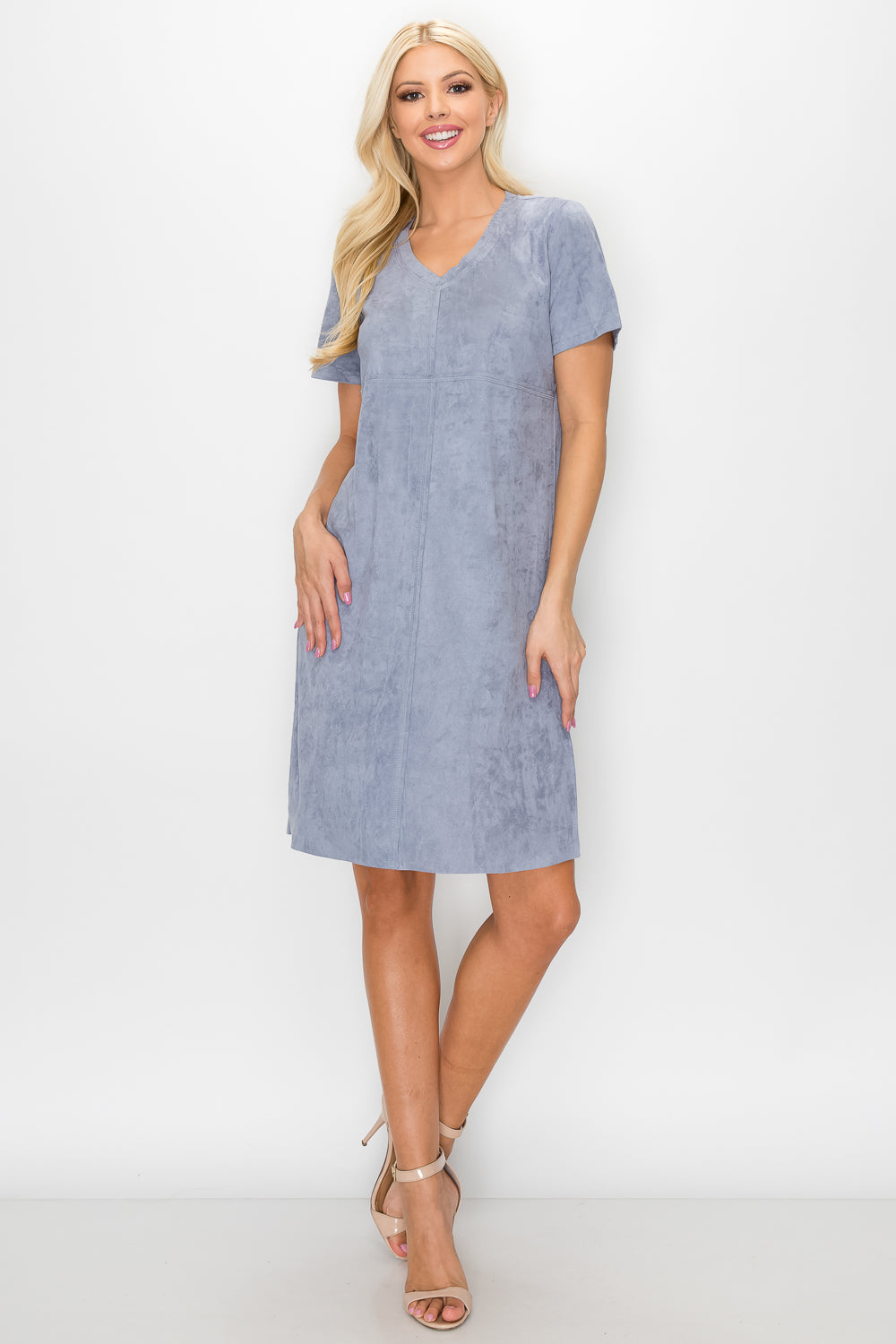 Audrey V-Neck Dress | Short Sleeve