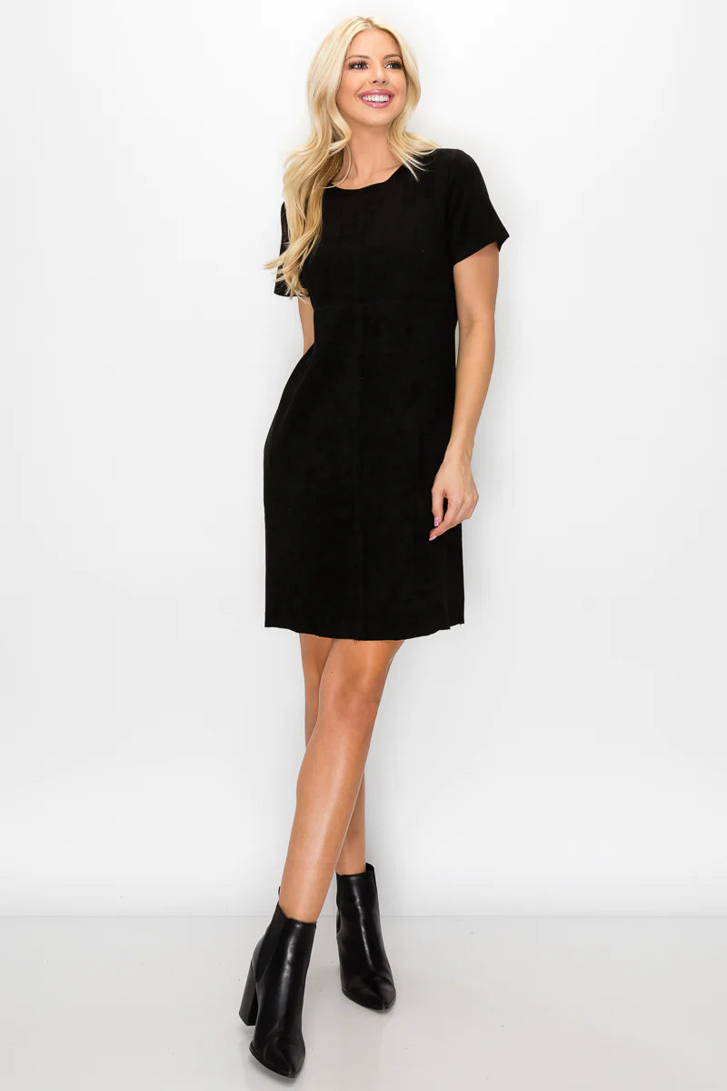 Audrey Round Neck Dress | Short Sleeve