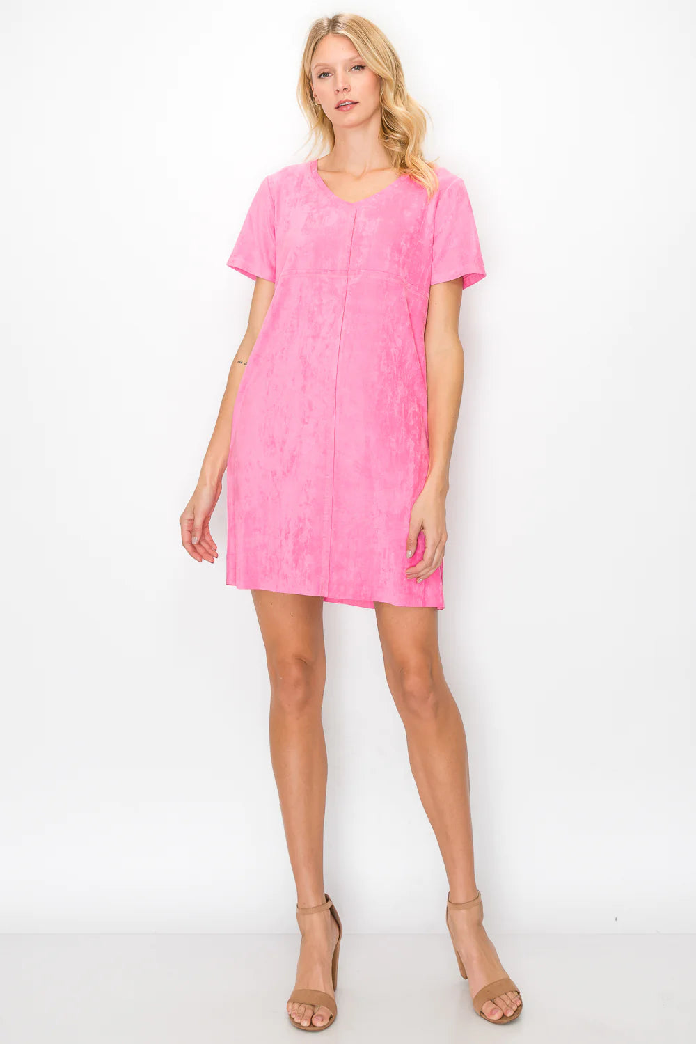 Audrey Round Neck Dress | Short Sleeve