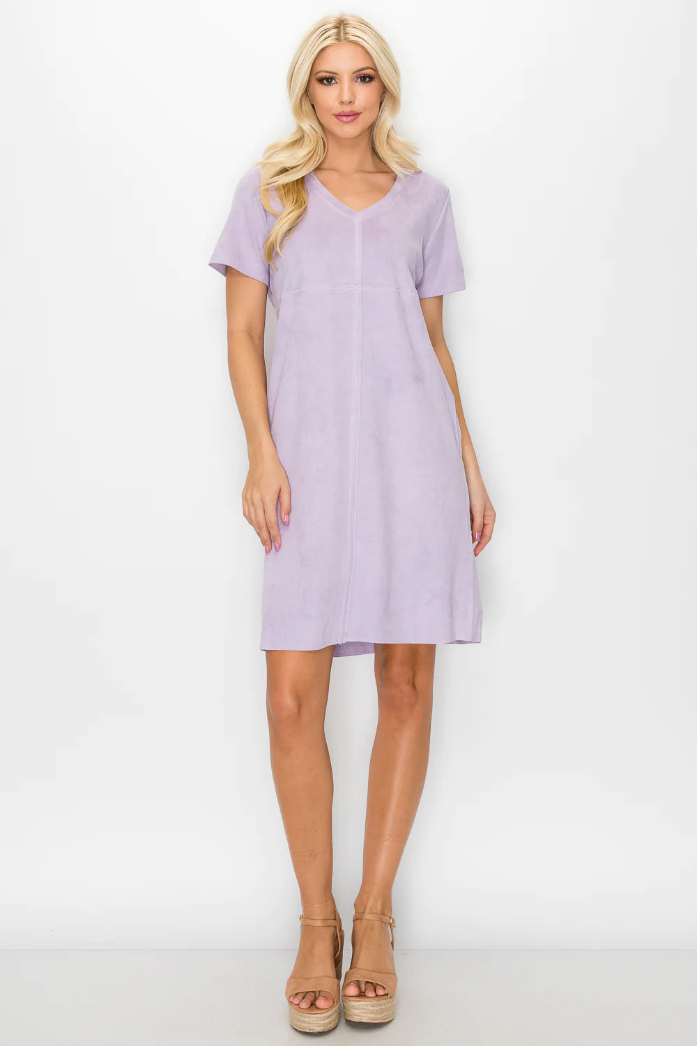 Audrey V-Neck Dress | Short Sleeve