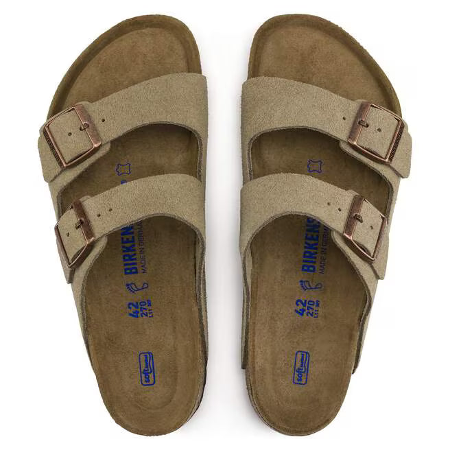 Arizona Soft Footbed - Suede (Unisex) Birkenstock