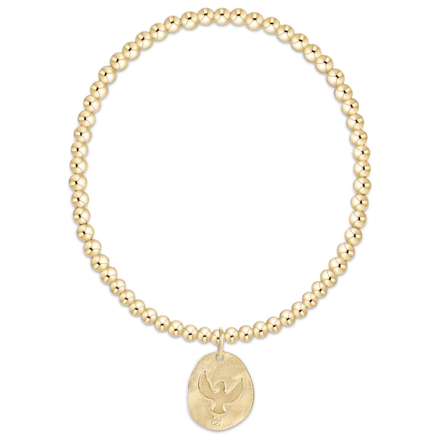Classic Gold 3mm Bracelet – Inspire America Gold Disc