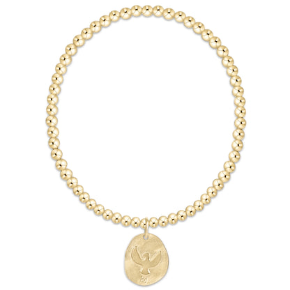 Classic Gold 3mm Bracelet – Inspire America Gold Disc