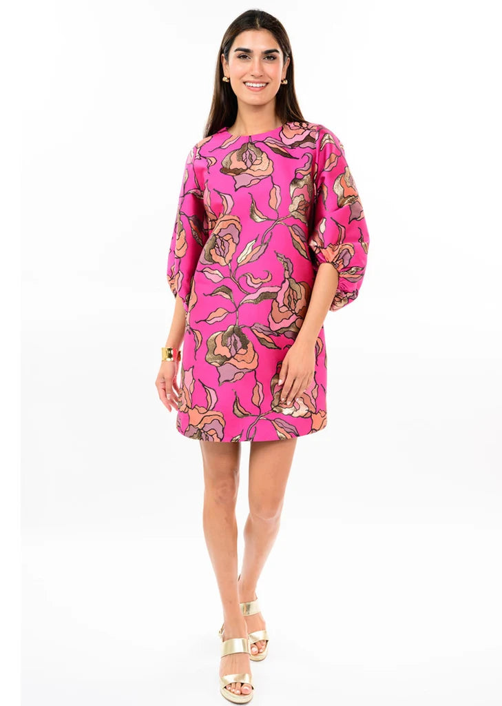 Metallic Brocade Dress | Uncle Frank