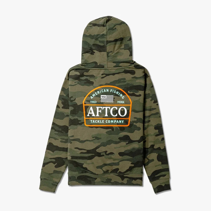 Youth Vintage Badge Pullover Hoodie | AFTCO