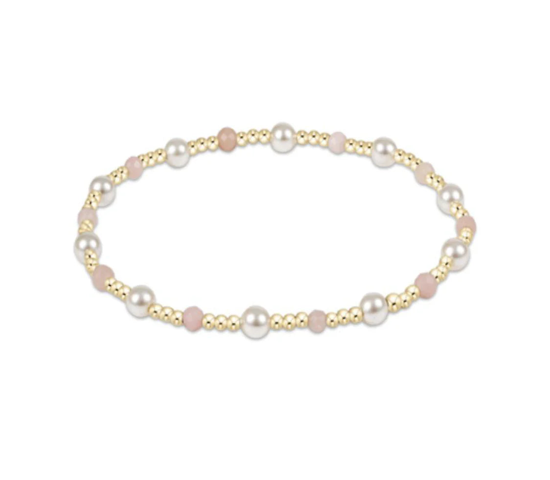 Pearl Sincerity Pattern 4mm Bead Bracelet