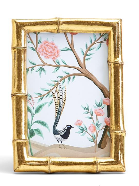 Gold Bamboo Picture Frame