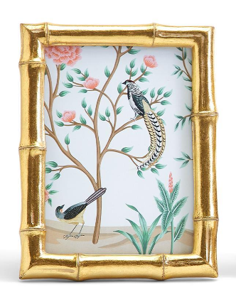 Gold Bamboo Picture Frame