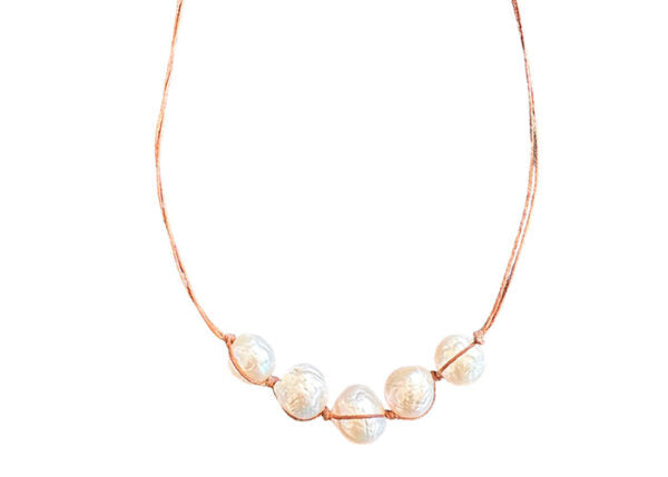 Baroque Pearl Knotted Necklace