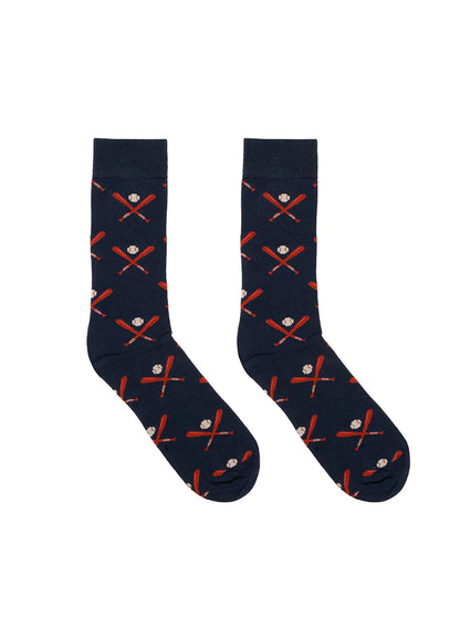 Baseball Bamboo Crew Socks