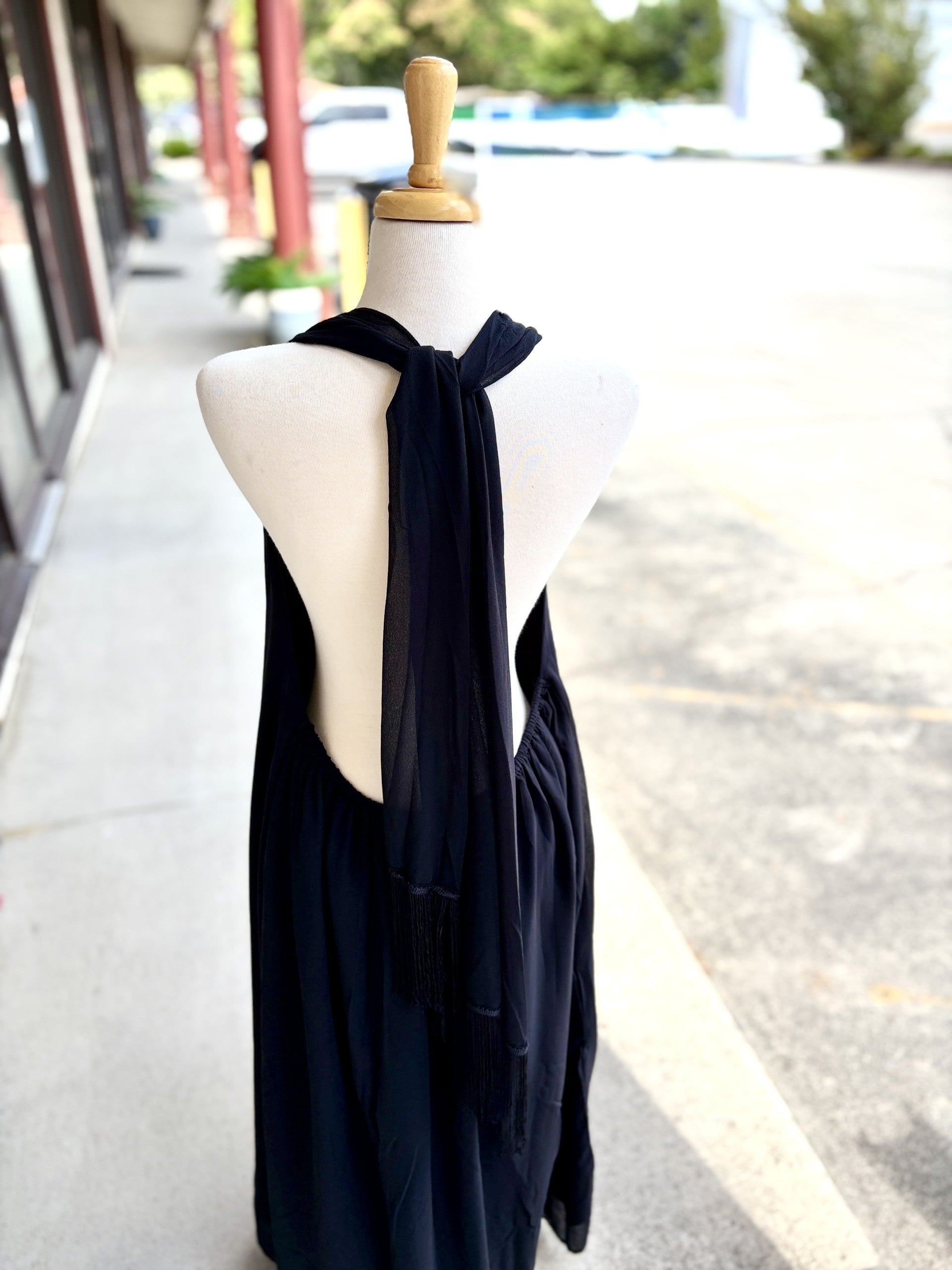 Black Halter Dress | Crosstree Lane
