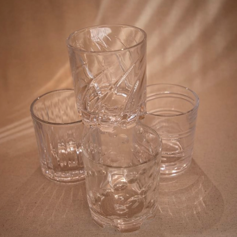 Bourbon Baggers Fidget Spinner Glasses