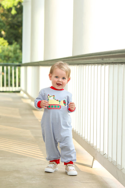 Constructing Christmas Romper | Trotter Street