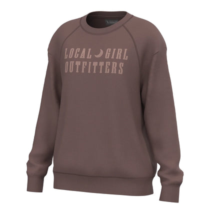 LG Moon Cotton Crewneck | Local Girl