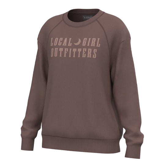 LG Moon Cotton Crewneck | Local Girl