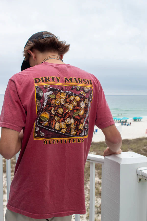 Dirty Marsh Outfitters Crawfish Boil Tee