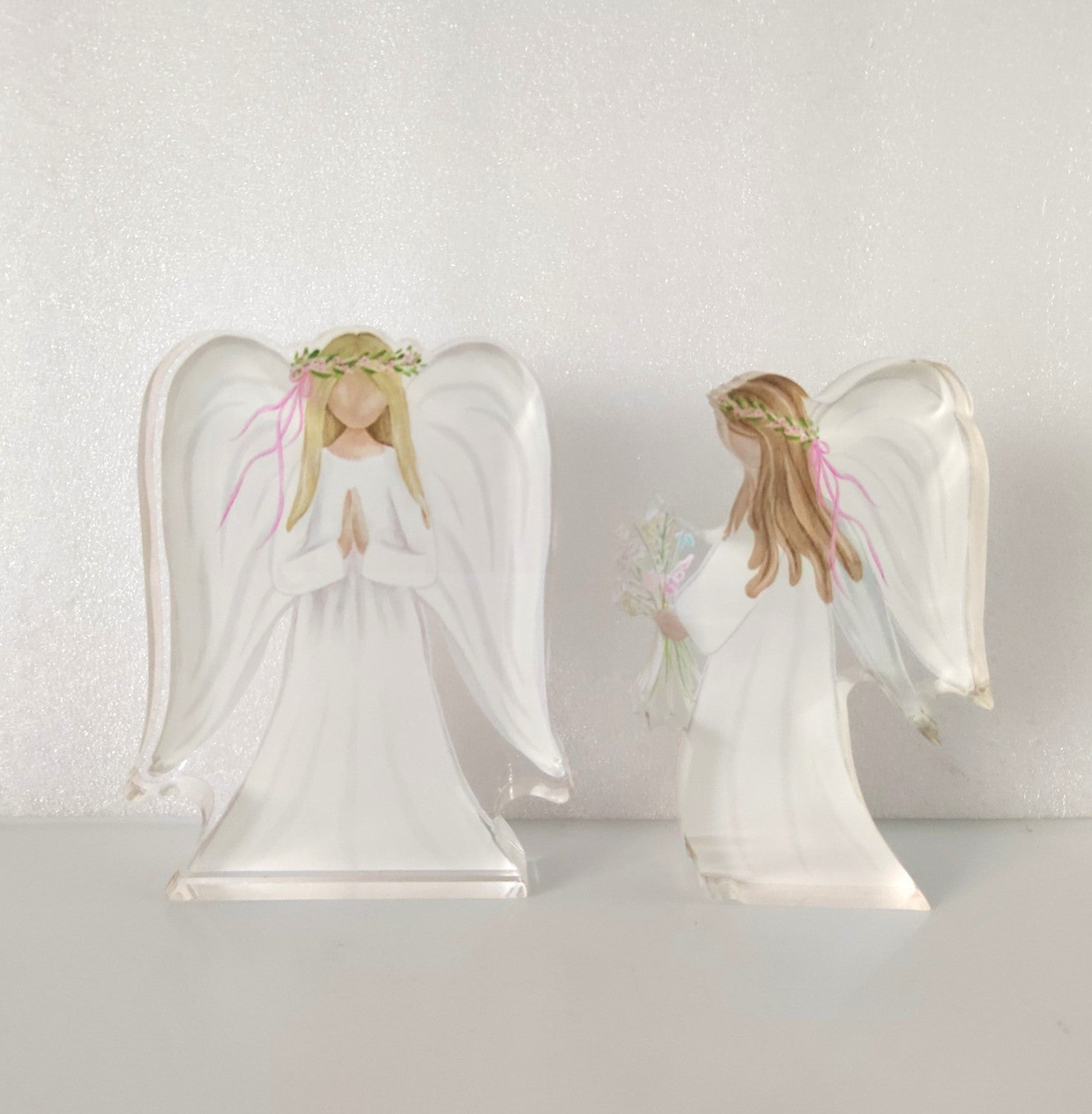 Cutout Acrylic Angel Table Art