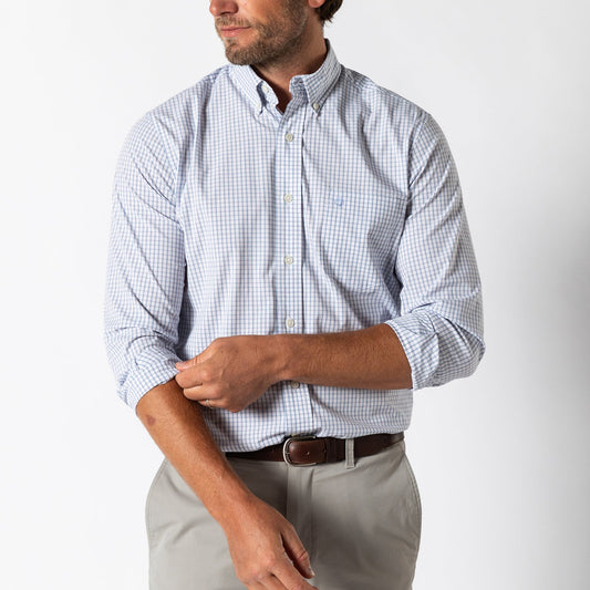 Performance Poplin Sport Shirt | Casey Plaid