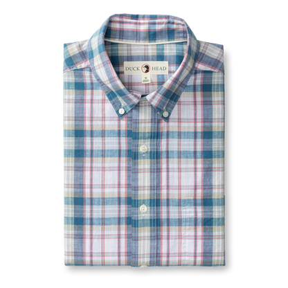 Cotton Slub Sport Shirt | Owens Plaid