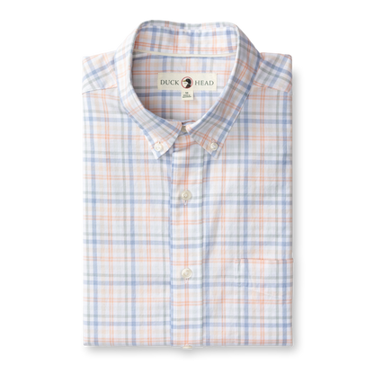 Cotton Twill Sport Shirt | Winston Plaid