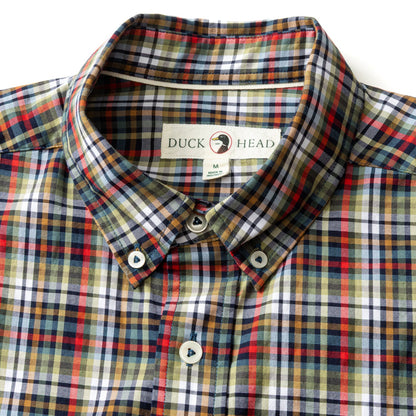 Cotton Twill Sport Shirt | Baley Plaid