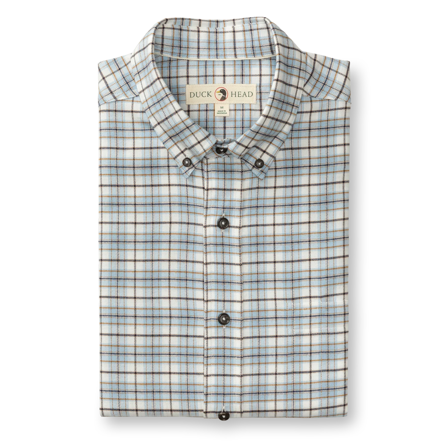 Cotton Flannel Sport Shirt | Layne Plaid
