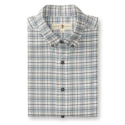 Cotton Flannel Sport Shirt | Layne Plaid