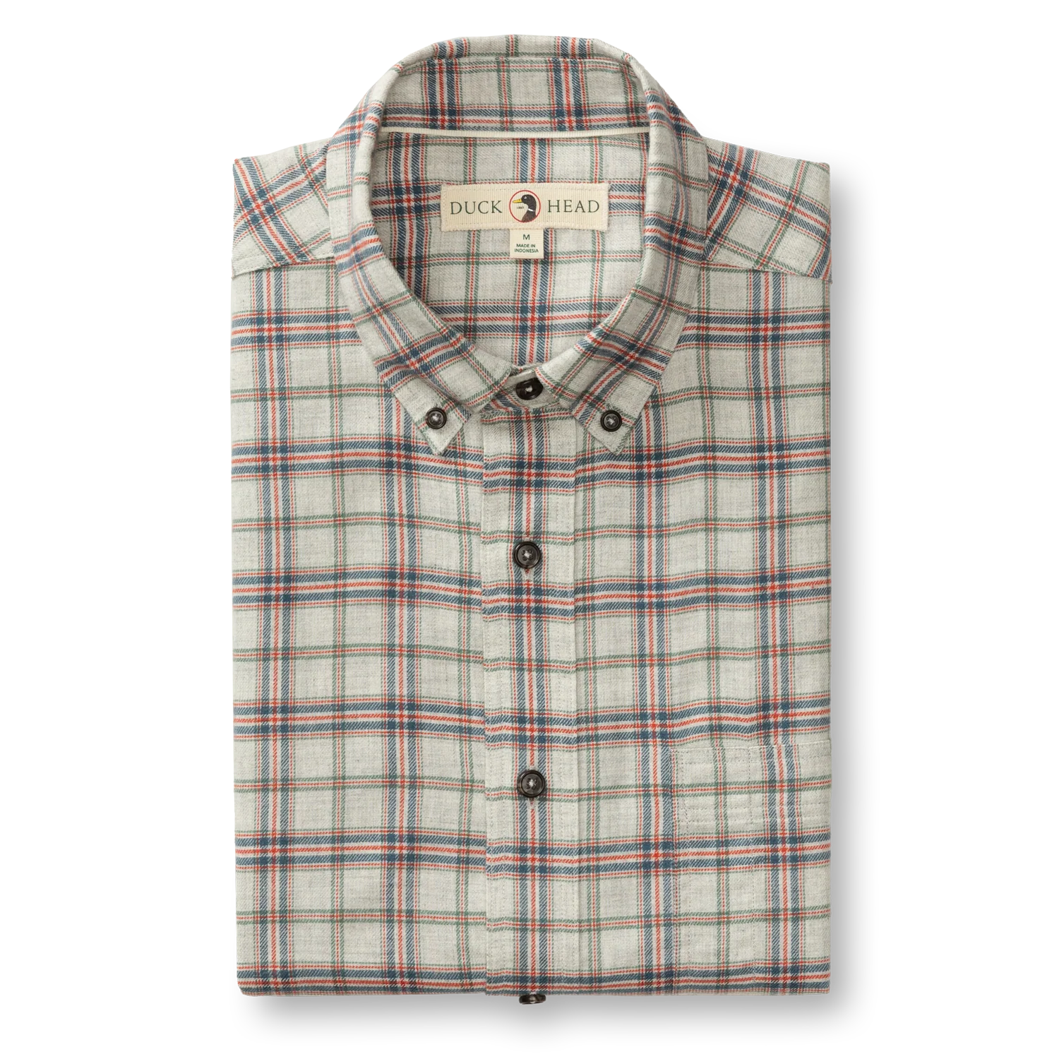 Cotton Flannel Sport Shirt | Malcom Plaid