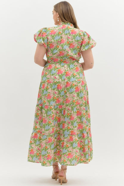Basking In Magnolias Mini Tiered Dress