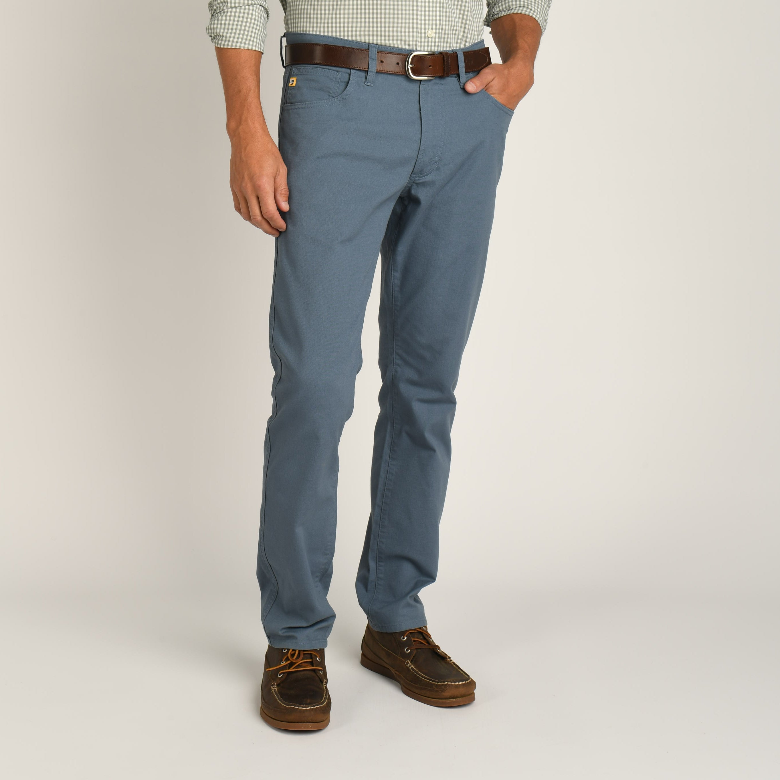 Classic Fit Pinpoint Canvas Five-Pocket