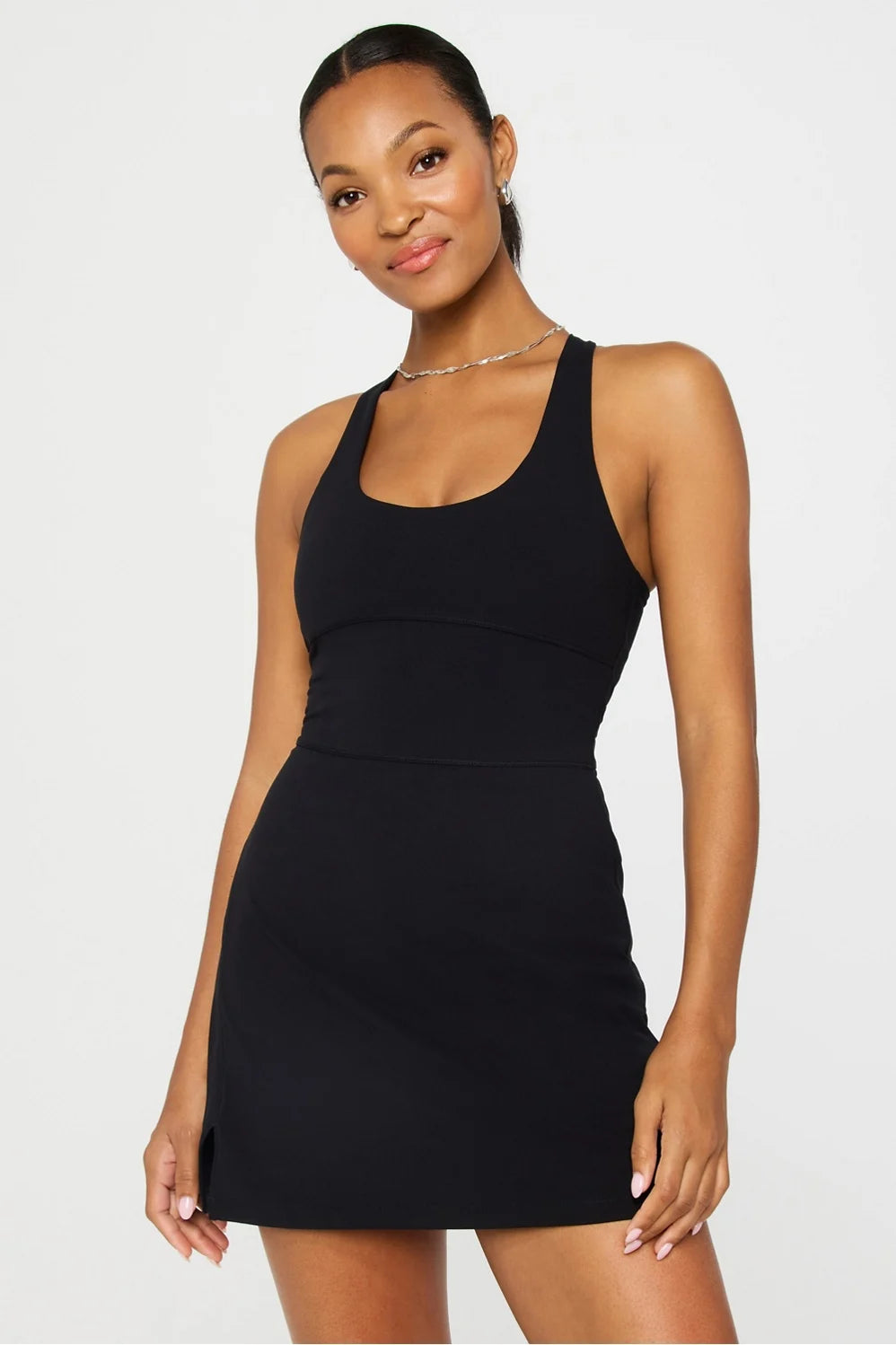 Fabletics Women's Define Performance Dress Ultra Mini Black Size L Fabletics Women's Define Performance Dress Ultra Mini Black Size L