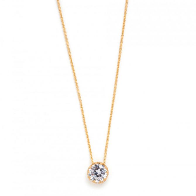 Sea La Vie Dance Necklace with Gem Pendant