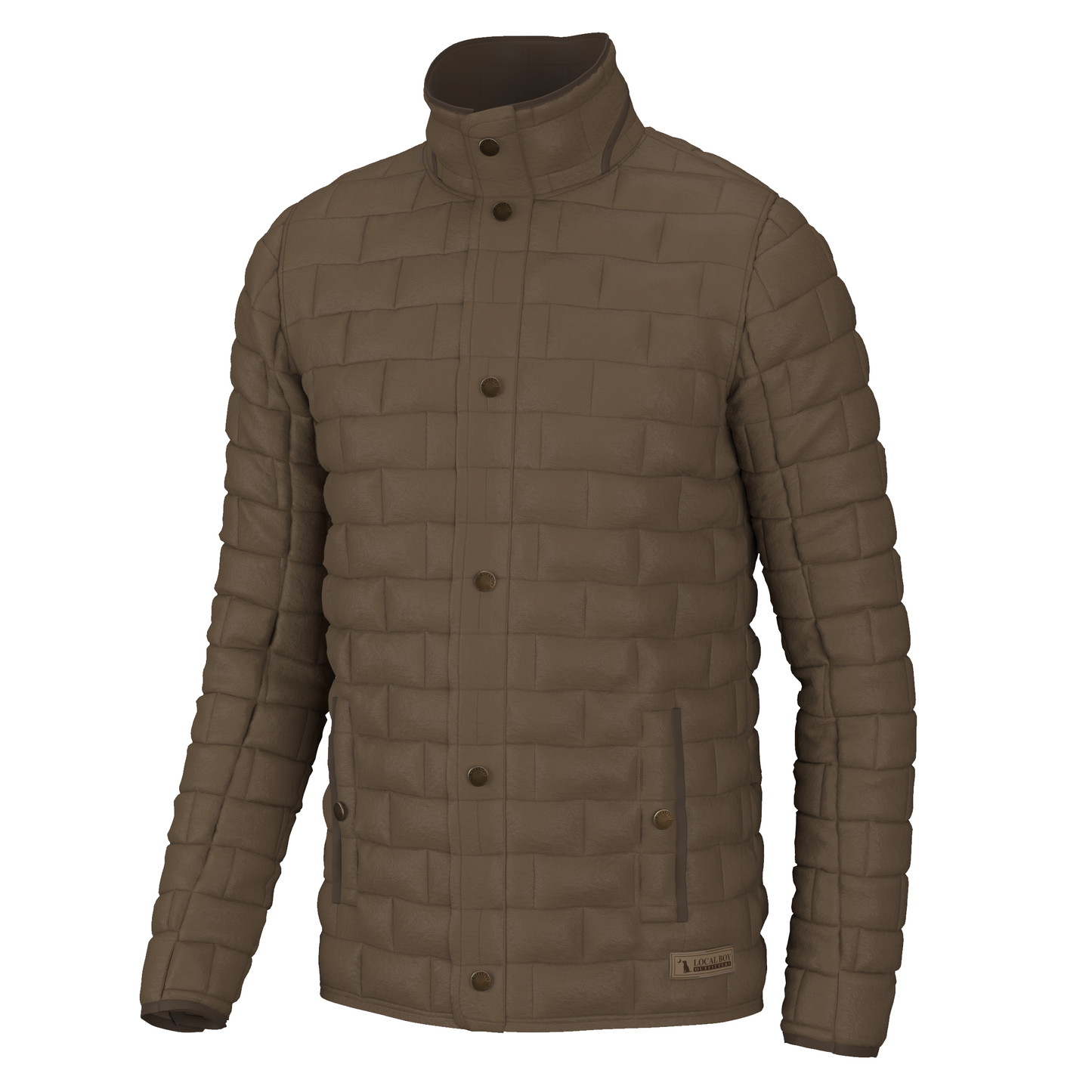 Brick Quilted Jacket | Local Boy