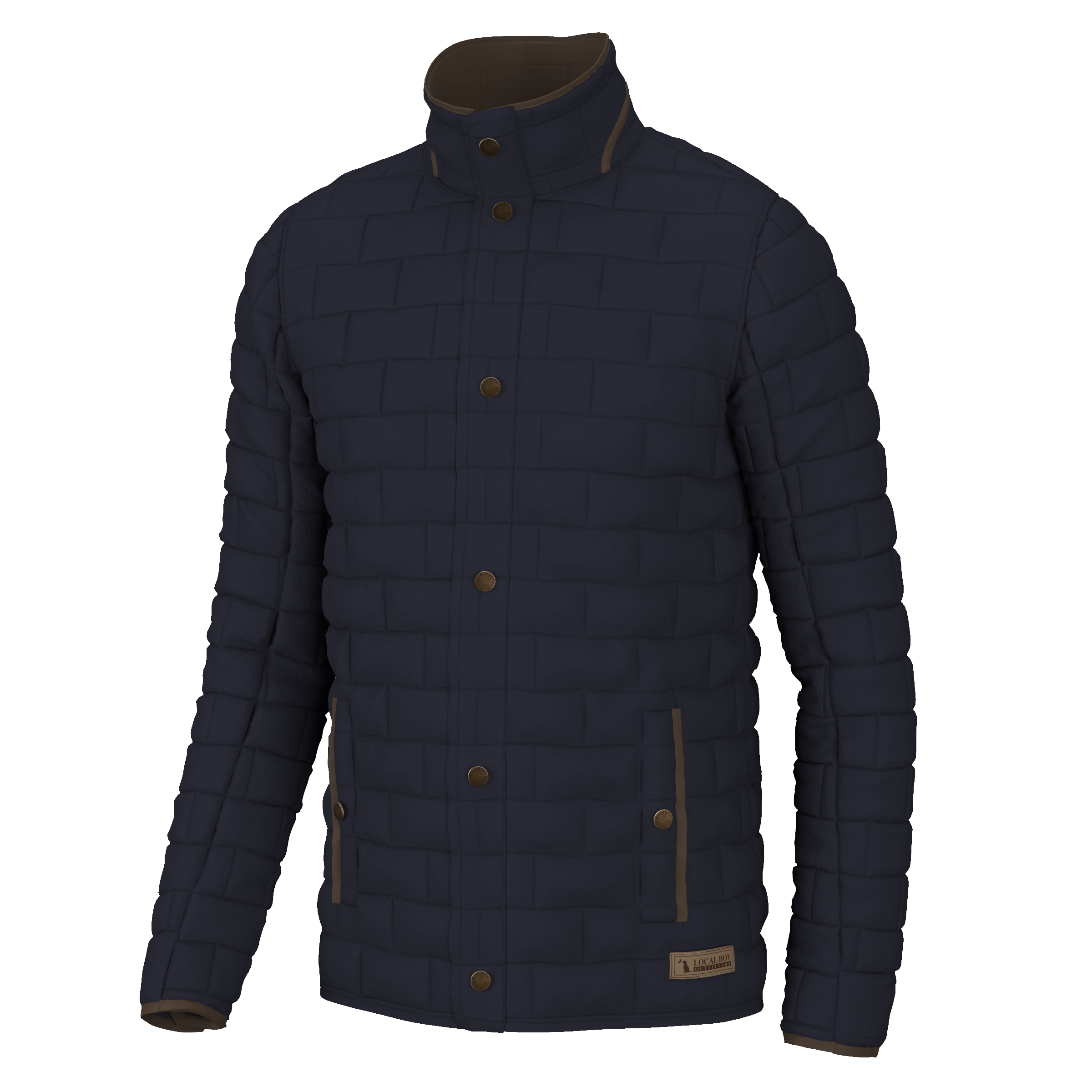 Brick Quilted Jacket | Local Boy