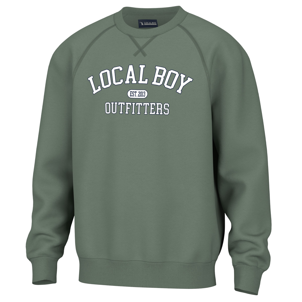 Collegiate Cotton Crewneck | Local Boy