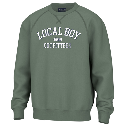 Collegiate Cotton Crewneck | Local Boy