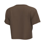 Brown t-shirt on a white background