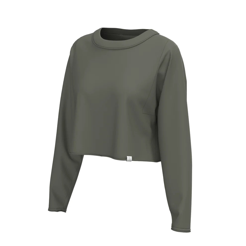 Local Girl Boxy Crop Long Sleeve T-Shirt